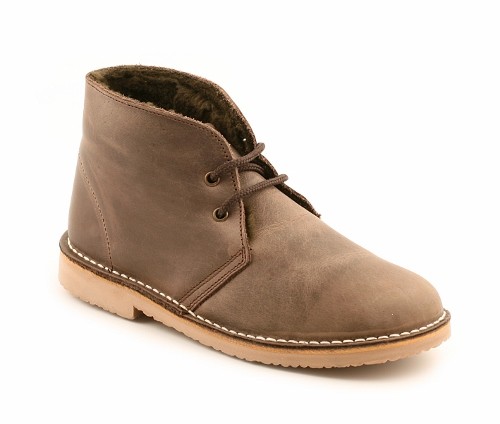 Safari 'Pisamierdas' de serraje curtido para mujer con forro boreal