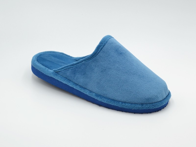 Zapatilla de pelo abierta mujer