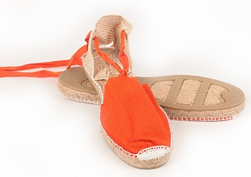 Alpargata plana con cintas niños