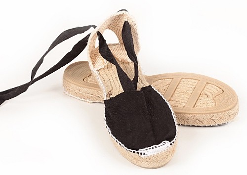 Alpargata plana con cintas niños