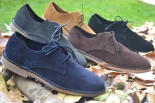 Zapato Safari con cordones para hombre