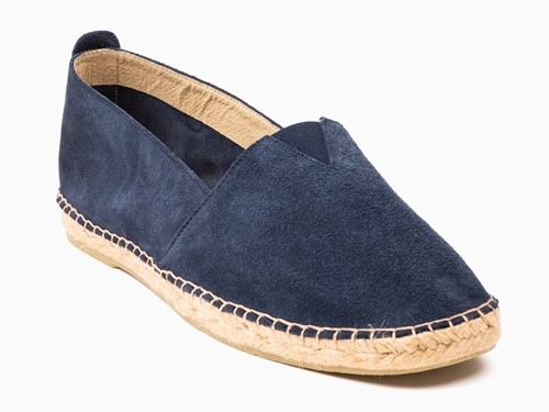 Alpargata plana de serraje para hombre (Mod. 42)