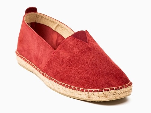 Alpargata plana de serraje para hombre (Mod. 42)