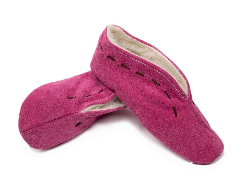 Babucha de serraje forrada para hombre