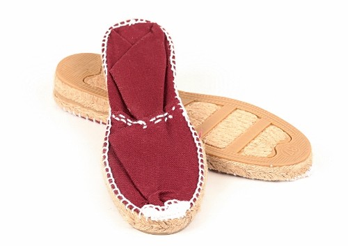 Alpargata cuña baja clásica mujer