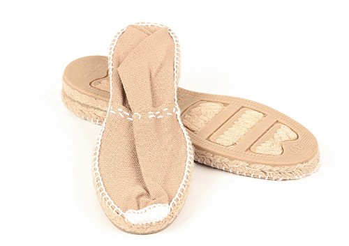 Alpargata cuña baja clásica mujer