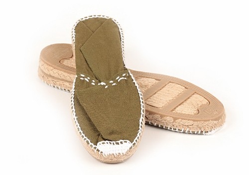 Alpargata cuña baja clásica mujer