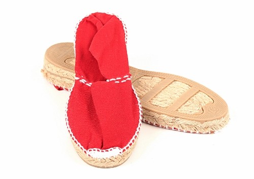 Alpargata cuña baja clásica mujer