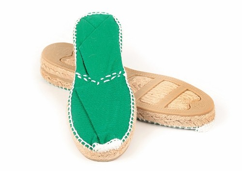 Alpargata cuña baja clásica mujer