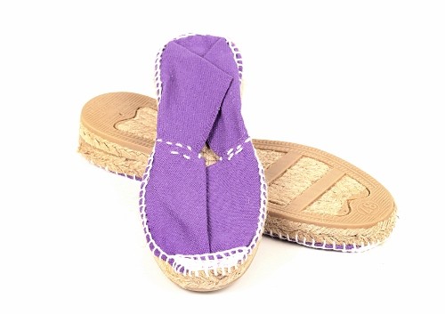 Alpargata cuña baja clásica mujer