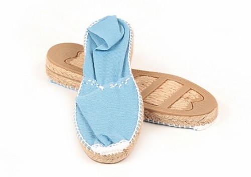 Alpargata cuña baja clásica mujer