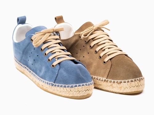 Alpargata deportiva de serraje para hombre