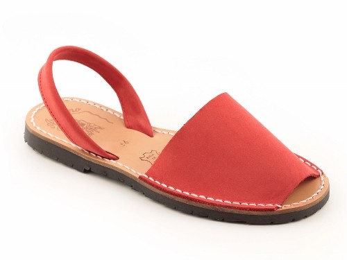 Ibicenca de serraje mujer