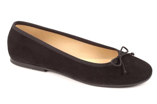 Manoletina de serraje mujer