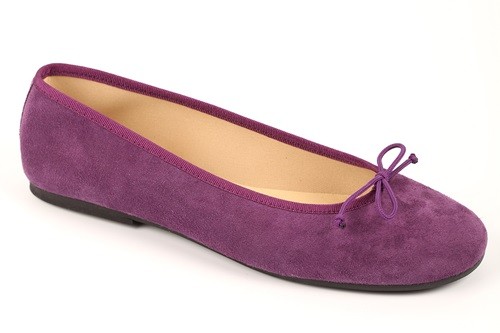 Manoletina de serraje mujer