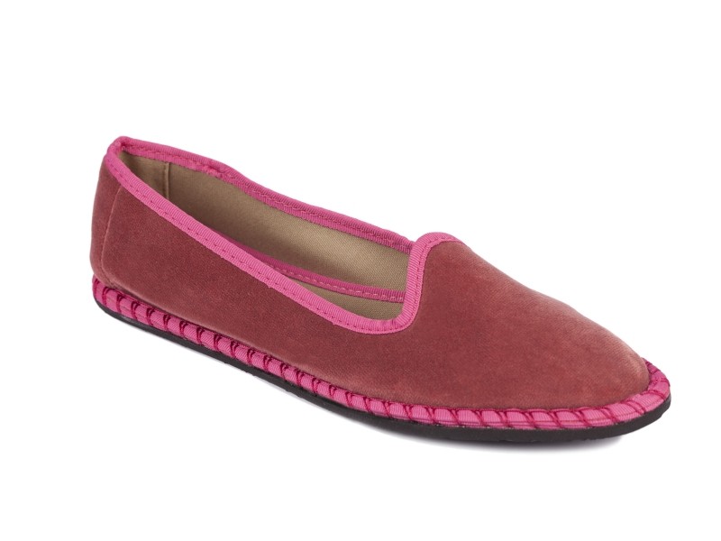 Zapatillas Venecianas 'Friulane' de terciopelo mujer