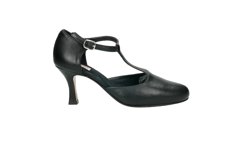 OUTLET - Zapato baile de salón suela cuero y tacón 7 cm